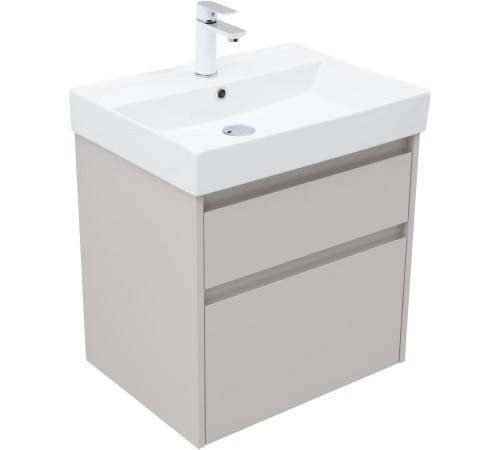 Тумба под раковину Aquanet Nova Lite 2.0 60 бежевый