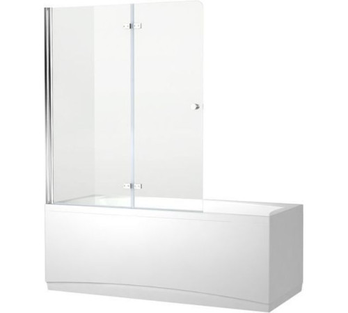 Шторка на ванну Aquanet Beta 4 NF6222-hinge, прозрачное стекло