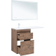 Тумба под раковину Aquanet Токио 58 дуб веллингтон (напольная 2 ящика)