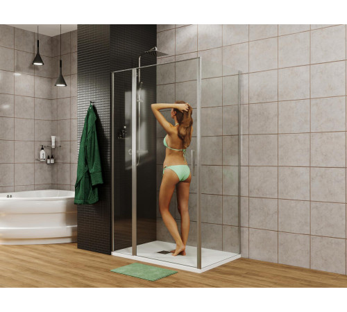 Душевой уголок Allen Brau Priority 100x90 3.31028.00 + 3.31043.00 хром