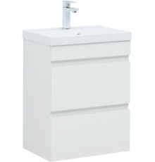 Тумба под раковину Aquanet Нота New 50 белый глянец