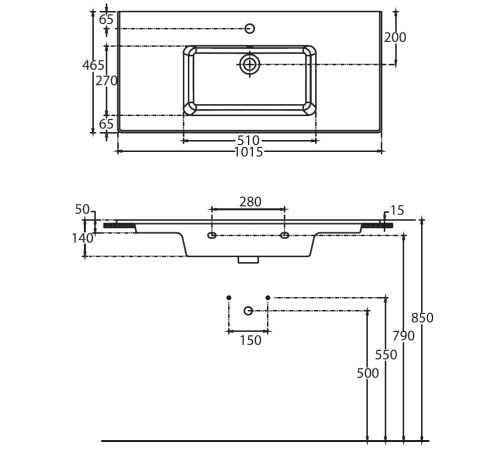 Раковина Allen Brau Fantasy 102 4.11027.20 белый глянец