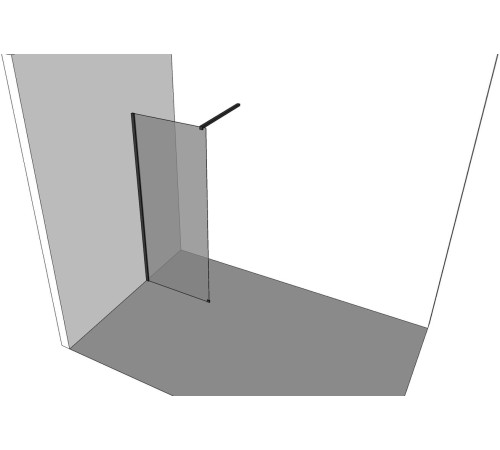 Душевая перегородка Allen Brau Infinity 1 140 3.21029.60 медь браш