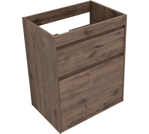 Тумба под раковину Aquanet Токио 68 дуб веллингтон (напольная 2 ящика)