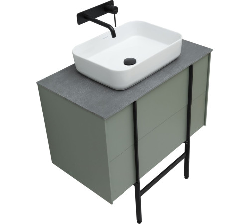 Тумба под раковину Allen Brau Reality 80 1.32005.CGM олива матовый