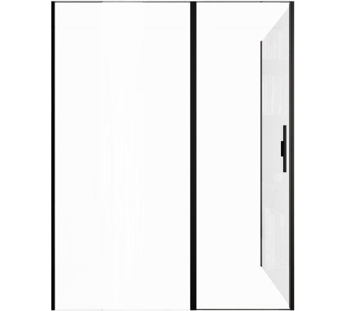 Душевой уголок Allen Brau Priority 160x90 3.31039.BBA + 3.31045.BBA черный браш