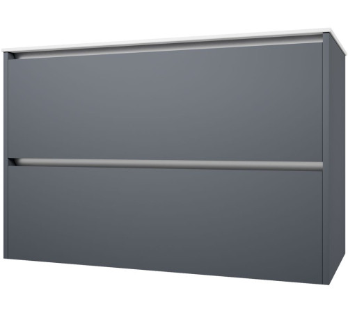 Тумба под раковину Allen Brau Activity 100 1.34014.BGM синий матовый/олива браш