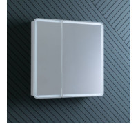 Зеркальный шкаф Aquanet Оптима 80 с LED подсветкой