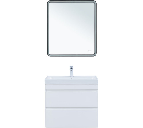 Тумба под раковину Aquanet Слим 70 белый сатин