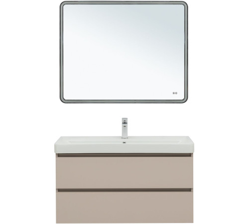 Тумба под раковину Aquanet Вега 2.0 100 бежевый