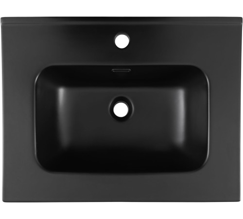 Раковина Aquanet Flat 60 черная матовая