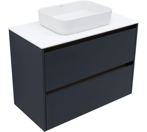 Тумба под раковину Allen Brau Activity 90 1.34013.AM антрацит матовый/олива браш