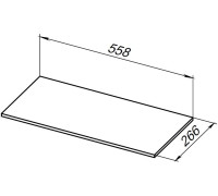 Полка для стеллажа Allen Brau Liberty 60 1.33010.B бежевый