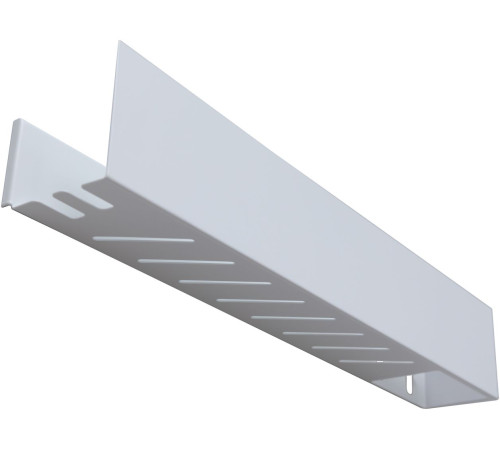 Полка Aquanet Магнум Н 70x12 белая матовая, с крючками