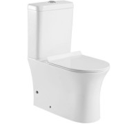 Унитаз с бачком напольный Aquanet Rimless Roll-C CL-12249B