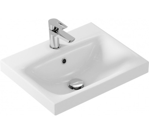 Тумба под раковину Aquanet Беркли 50 белый/дуб рошелье