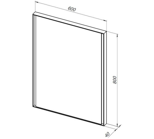 Зеркало Allen Brau Infinity 60 1.21018.WT белый