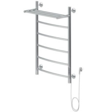 Полотенцесушитель электрический Aquanet Romeo 80х50 Тэн справа, с полкой
