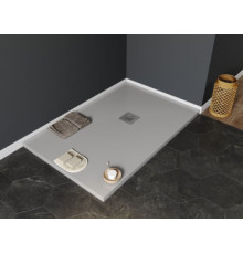 Душевой поддон Aquanet Pleasure 140х80 серый