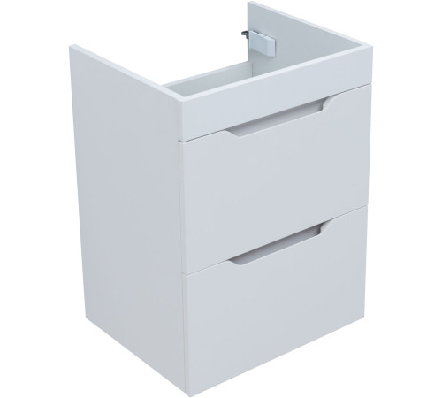 Тумба под раковину Aquanet Практика 50 белый глянец