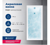 Акриловая ванна Aquanet Bright 180x70 (с каркасом)