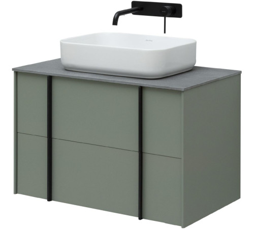 Тумба под раковину Allen Brau Reality 80 1.32005.CGM олива матовый