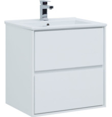 Тумба под раковину Aquanet Милан 65 белый глянец