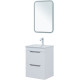 Тумба под раковину Aquanet Практика 50 белый глянец