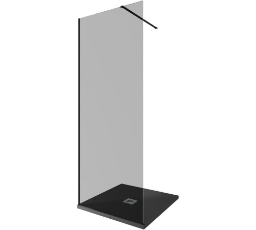 Душевая перегородка Allen Brau Infinity 1 80 3.21004.BBA.T черный браш