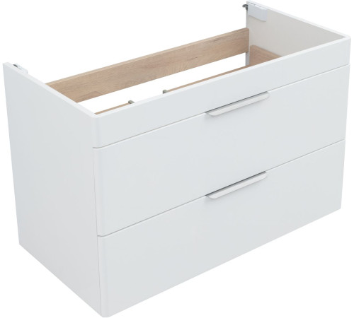 Тумба под раковину Aquanet Ирис New 90 белый глянец