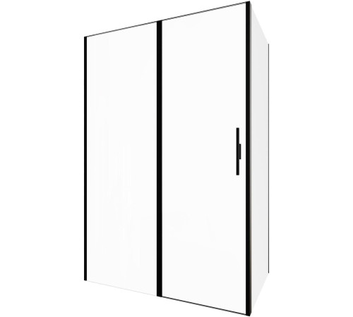 Душевой уголок Allen Brau Priority 140x100 3.31036.BBA + 3.31048.BBA черный браш