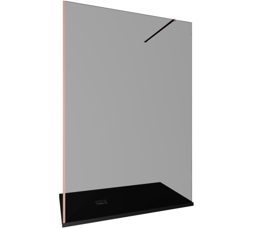 Душевая перегородка Allen Brau Infinity 1 140 3.21030.60.T медь браш