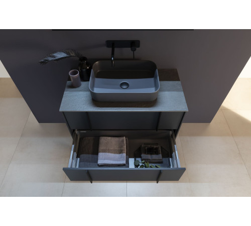 Тумба под раковину Allen Brau Reality 100 1.32007.AM антрацит матовый