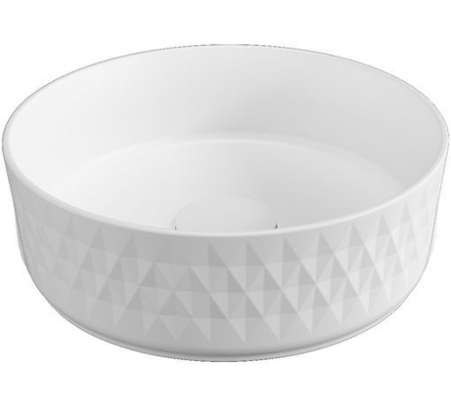 Раковина накладная Allen Brau Fantasy Romb 36 4.11033.21 белый матовый