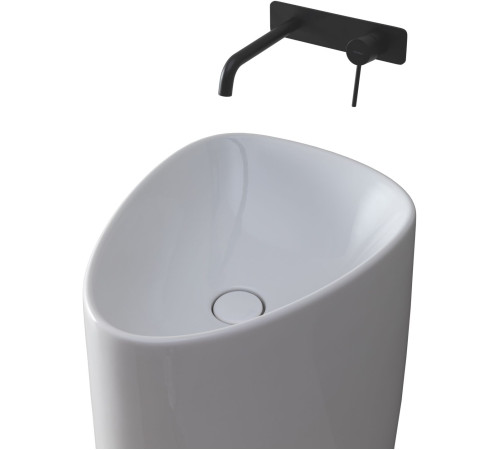 Раковина напольная Allen Brau Infinity 4.21016.20 белый глянец