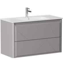 Тумба под раковину Allen Brau Paris 100 1.360002.PGM платина матовый