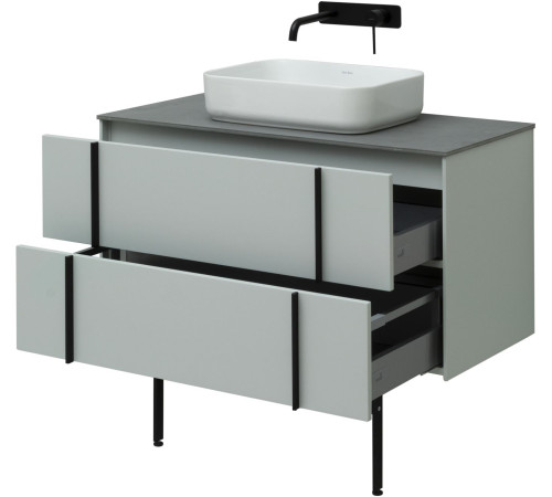 Тумба под раковину Allen Brau Reality 100 1.32007.PWM папирус матовый