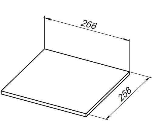 Полка для стеллажа Allen Brau Liberty 30 1.33009.B бежевый