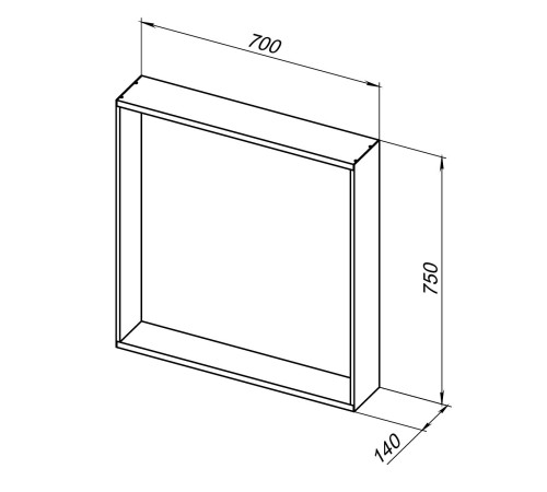 Зеркало Allen Brau Reality 70 1.32017.03 латунь браш