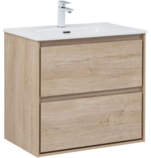 Тумба под раковину Aquanet Милан 70 дуб светлый