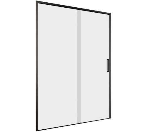Душевая дверь Aquanet Pleasure Evo 130 AE65-N130-BT профиль черный, прозрачное стекло