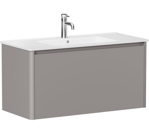 Тумба под раковину Allen Brau Gravity 100 1.370014.PGM платина матовый