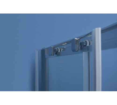 Душевой уголок Aquanet Practic AE10-Q-90x90U-CP 900x900, прозрачное, матовое стекло