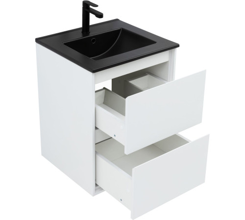 Тумба под раковину Aquanet Милан 50 белый глянец