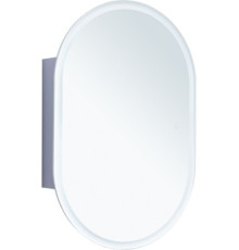 Зеркальный шкаф Aquanet Монте 60 белый, с LED подсветкой