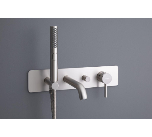 Смеситель для ванны с душем Allen Brau Priority 5.31006-BN (с внутренней частью) никель браш