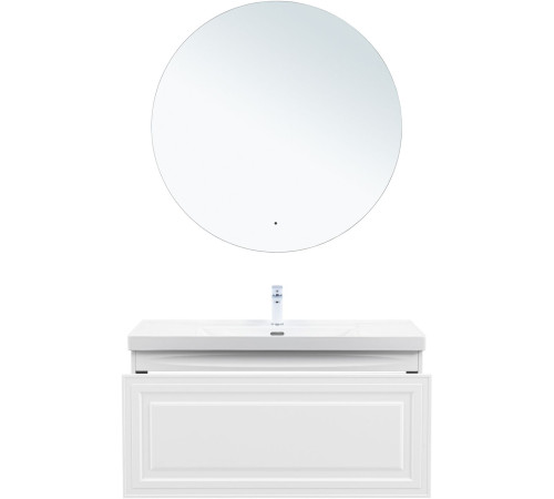 Тумба под раковину Aquanet Агата 110 белый сатин