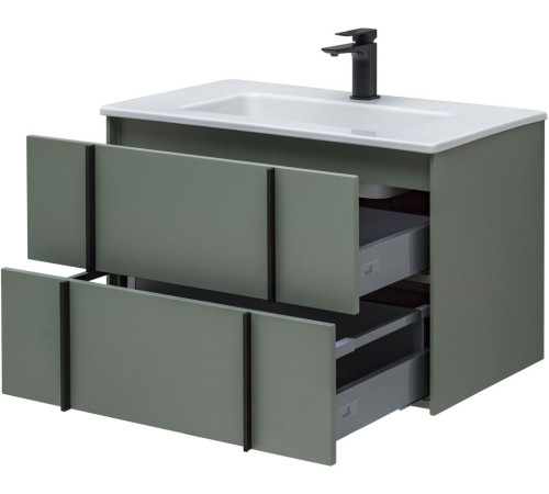 Тумба под раковину Allen Brau Reality 80 1.32005.CGM олива матовый