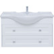 Тумба под раковину Aquanet Монте 85 белый матовый