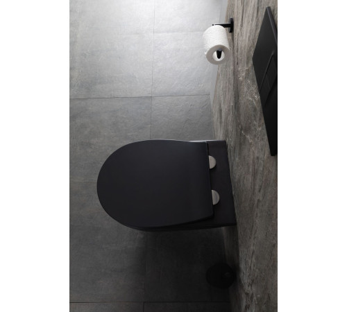 Чаша подвесного унитаза Allen Brau Reality 4.32006.31 черный матовый
